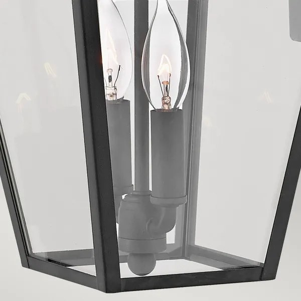 Quintiesse QN-ALFORD-PLACE2-M-MB - Aplică de exterior ALFORD M 2xE14/40W/230V IP44