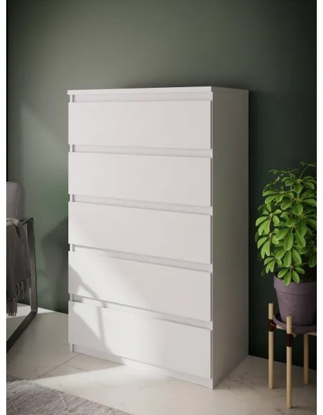 Comodă MAO cu sertare, albă