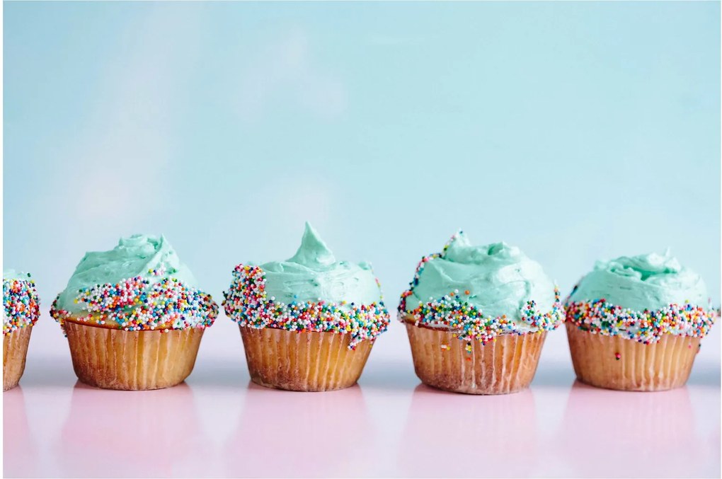Tablou cu cupcakes (90x60 cm)