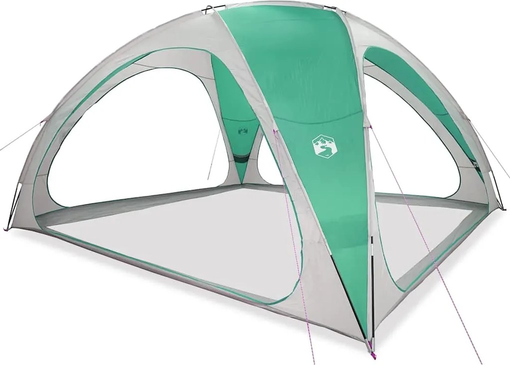 vidaXL Cort de petrecere, verde mare, rezistent la apă