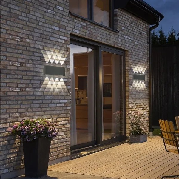 Brilagi - Aplică LED de exterior FLAREBOX LED/8W/230V antracit IP65