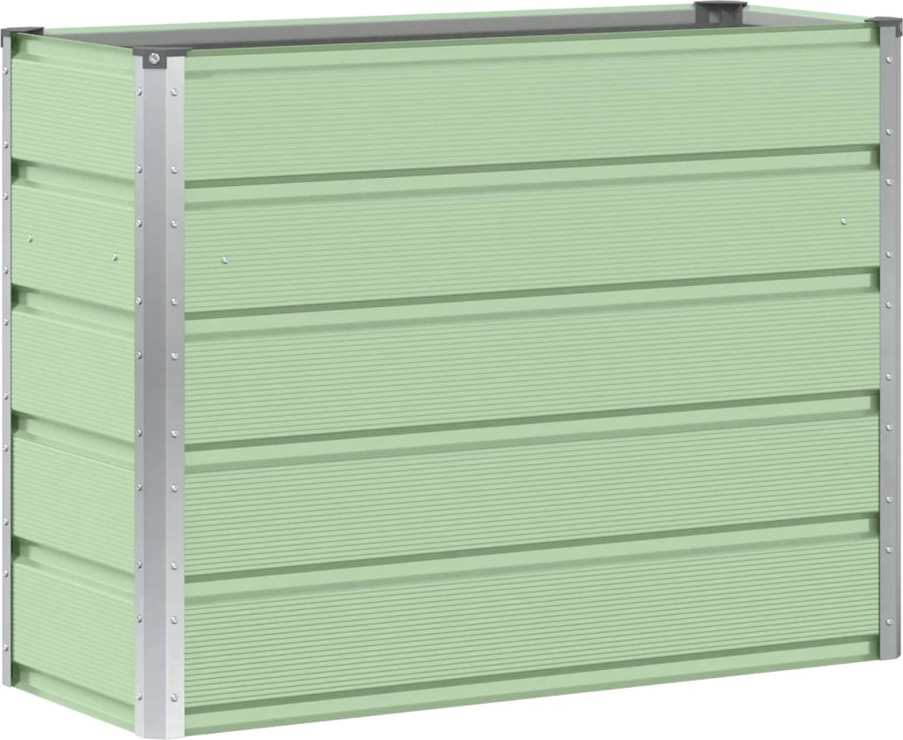 vidaXL Jardinieră Verde 100 x 40 x 75 cm Oțel
