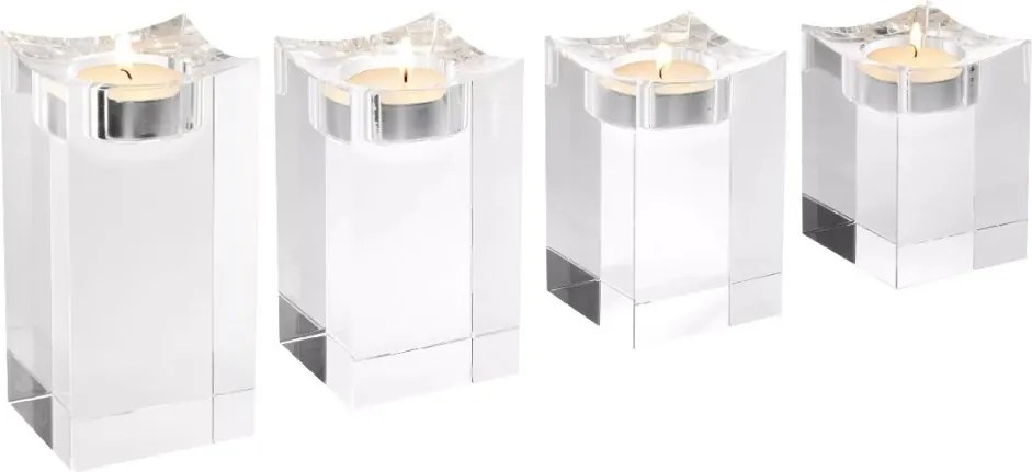Set de 4 suporturi pentru lumanari Giancarlo L