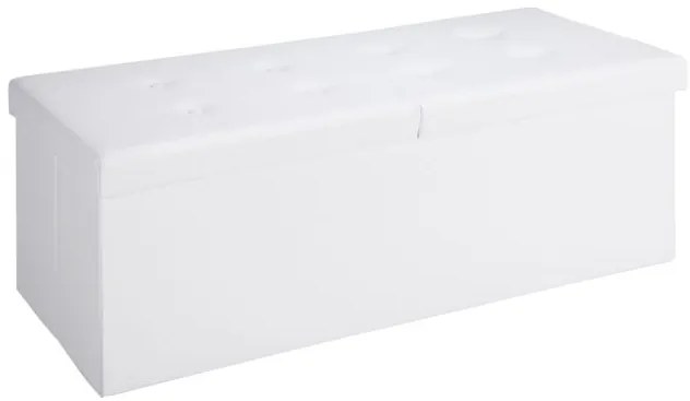 Deuba Cutie depozitare cu capac rabatabil 80x40x40cm - alba
