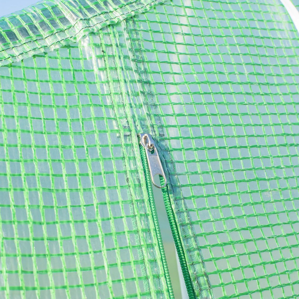Outsunny Sera Gradina Verde Pentru Legume 6x3x2 | Aosom Romania