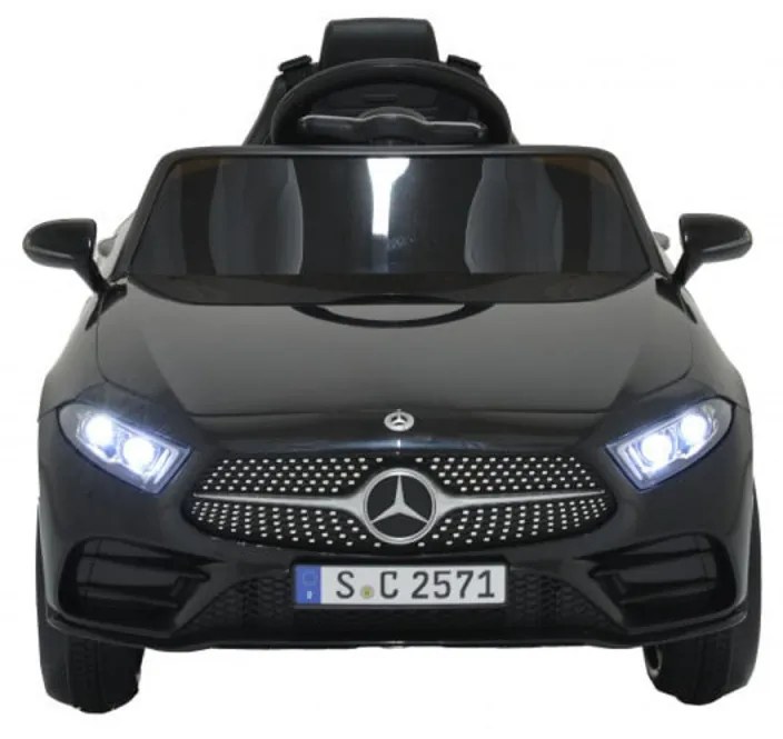 Masinuta Electrica cu acumulator pentru copii NOVOKIDS™ Mercedes CLS 350 4MATIC, Cu telecomanda, Faruri luminoase si muzica, Usi cu deschidere ,