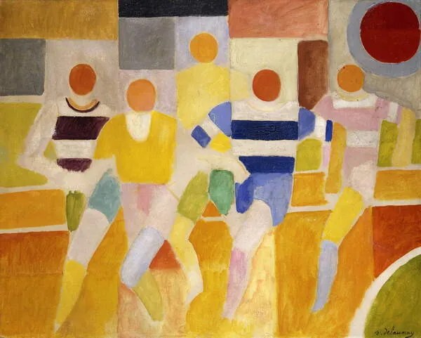 Reproducere The Runners, 1926, Delaunay, Robert