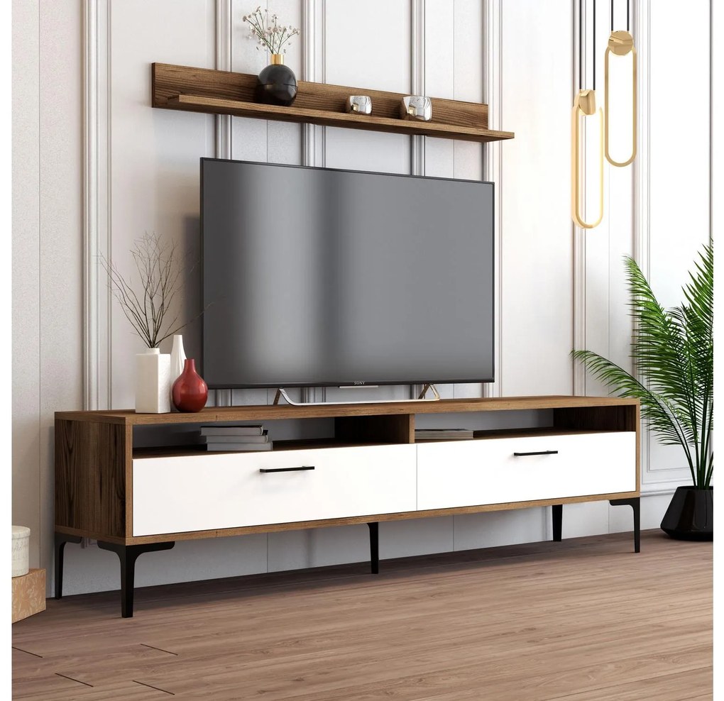 Mobilier living Irma (Alb + Nuc). 1088661