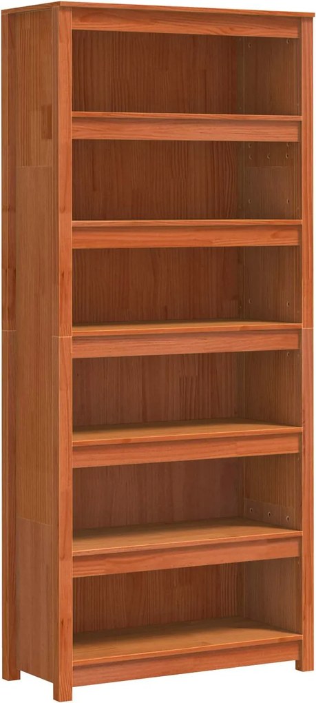 vidaXL Dulap pentru cărți Maroniu cerat 80 x 35 x 183 cm