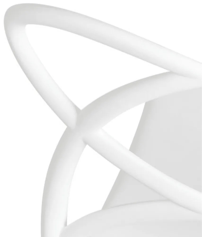 SET 4 SCAUNE INFINITY- POLIPROPILENA- HORECA - ALB