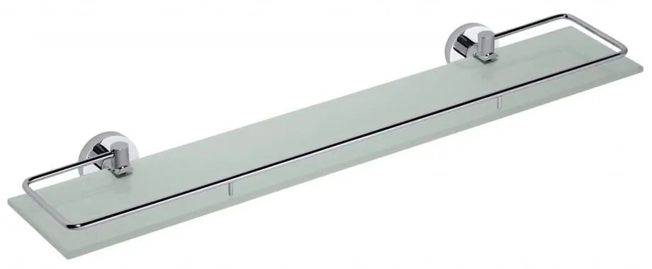 Raft de baie din alamă Sapho X-Round, lățime 60 cm, argintiu