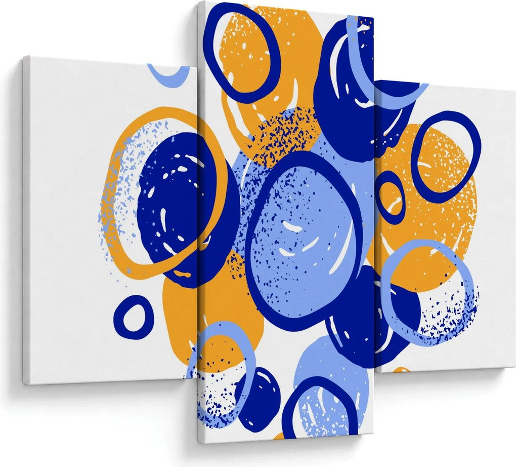 Tablou - Motiv luminos cu cercuri (90x60 cm)