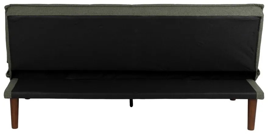 Canapea verde extensibilă cu tapițerie din chenille 181 cm – Ixia