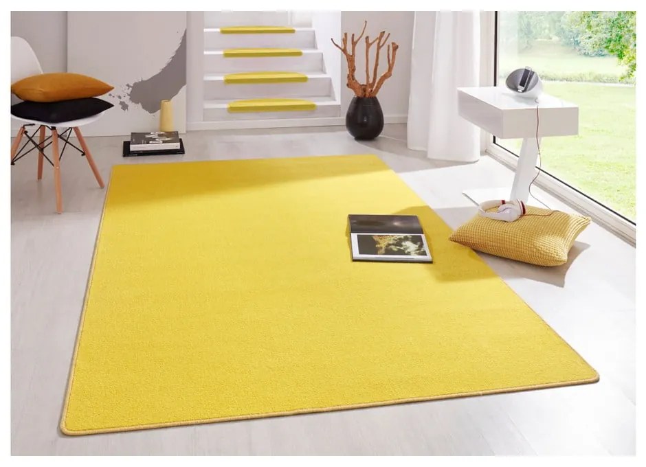 Covor Hanse Home Fancy, 80x200 cm, galben