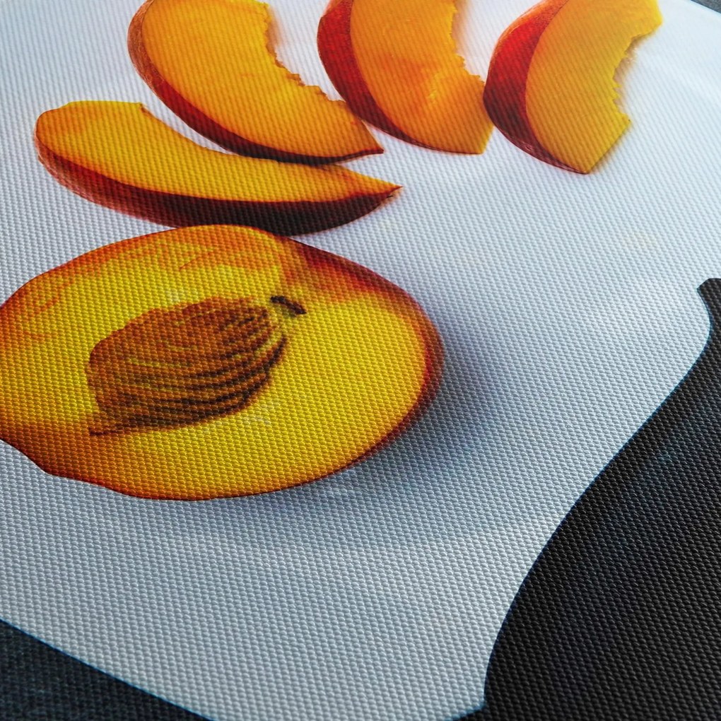 Tabloul cu piersică (cu ceas) (90x30 cm)
