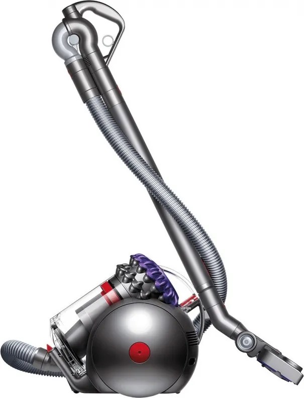 Aspirator fara sac Dyson Big Ball Parquet 2 228566-01, 600 W, 165 AW, 1,5 l, Tehnologie Radial Root Cyclone in 2 trepte, Recuperare automata in pozitie verticala, Nichel/Violet