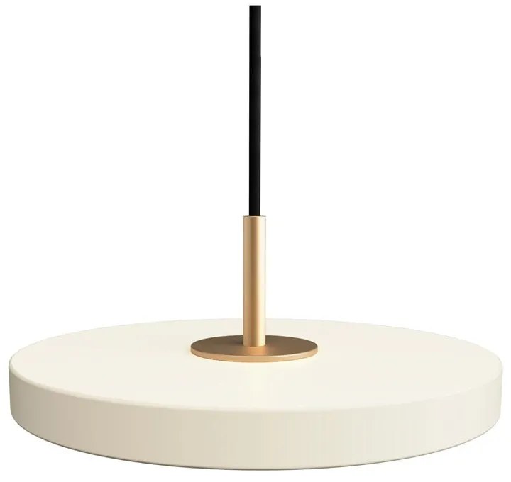 Lustră albă LED cu abajur din metal ø 15 cm Asteria Micro – UMAGE