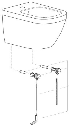 GROHE 39208000 - Bideu suspendat EURO CERAMIC 540 × 375 mm ceramică/alb