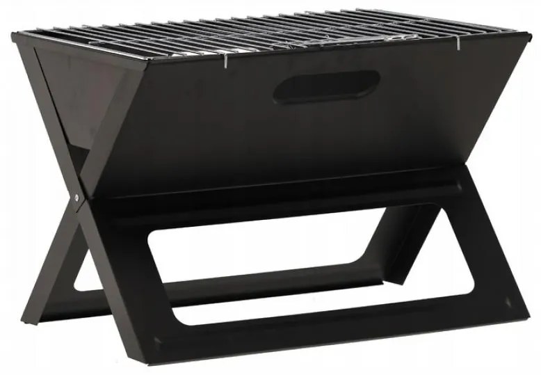 Grătar turistic pliabil mic 44 x 28,5 x 36 cm