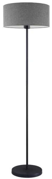 Lampadar LED TUNJA, 1x E27, 20W, 230V, Ø 38 cm, negru/gri