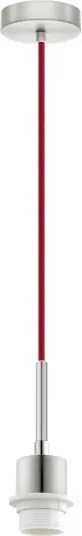 Brilagi - Lustru LED suspendat pe cablu NUBILA 1xE27/60W/230V diam. 14 cm roșu/antracit