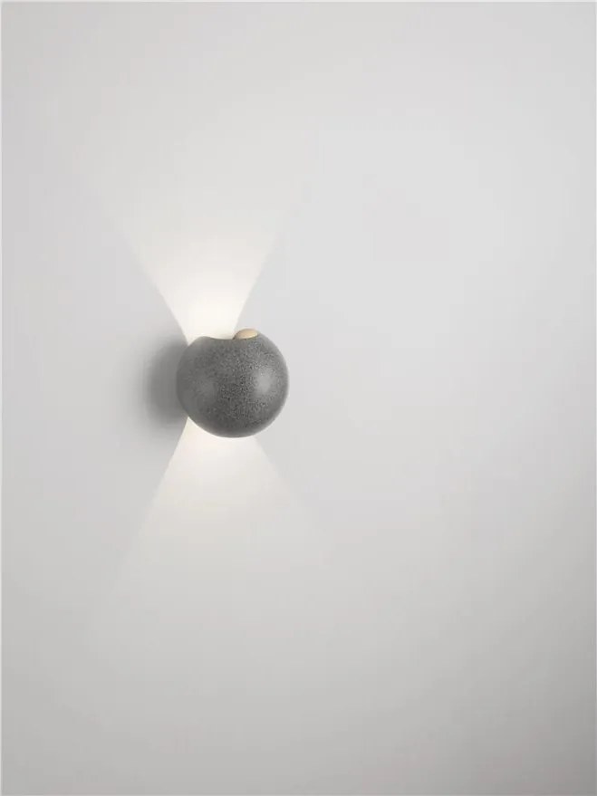 Aplica LED ambientala exterior IP65 SIMENTI Black Sandstone