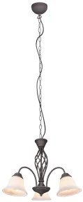 Lustra clasica 3 becuri E27 Rustica 101000324 Trio