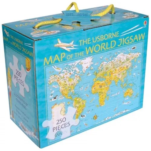 Puzzle Map of the World Usborne Books
