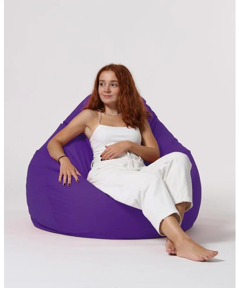 Fotoliu puf Parumleo XXL (violet). 1101741