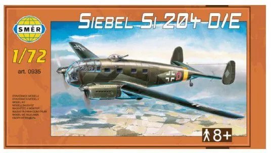 Model Siebel Si 204 D / E 1:72 29,5x16,6cm