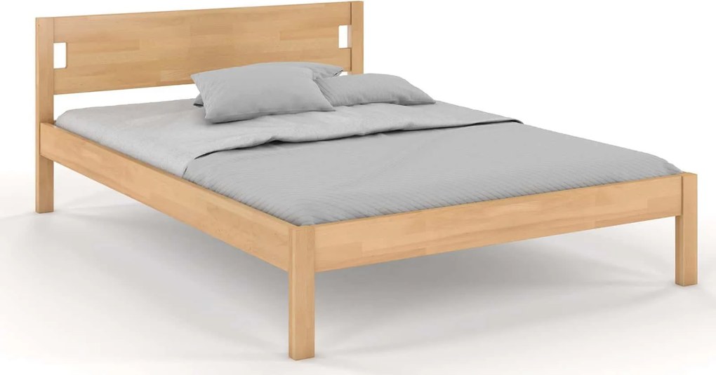 Pat lemn masiv Axel Fag Personalizabil - 120x200, Natur
