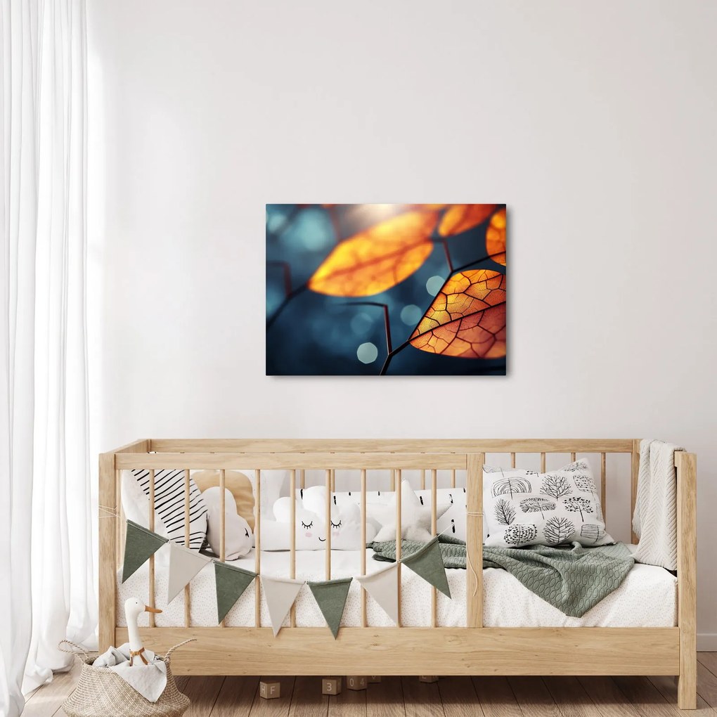 Tablou - Textura frunzelor (70x50 cm)
