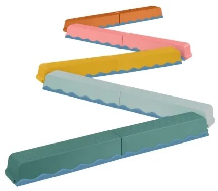 Cursă cu obstacole B-Toys BALANCE & HOP 10 buc.