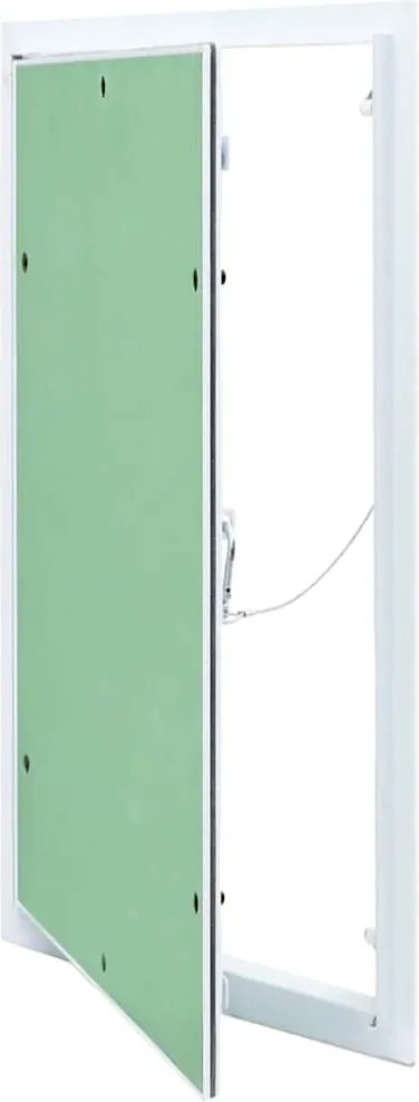 vidaXL Panou de Acces Verde și Argintiu 35 x 55 cm