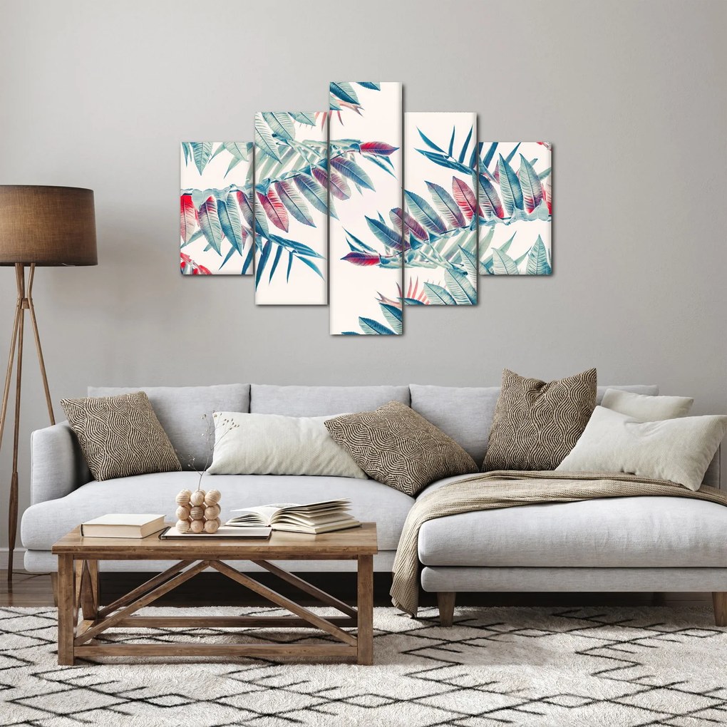 Tablou - Frunze tropicale (150x105 cm)