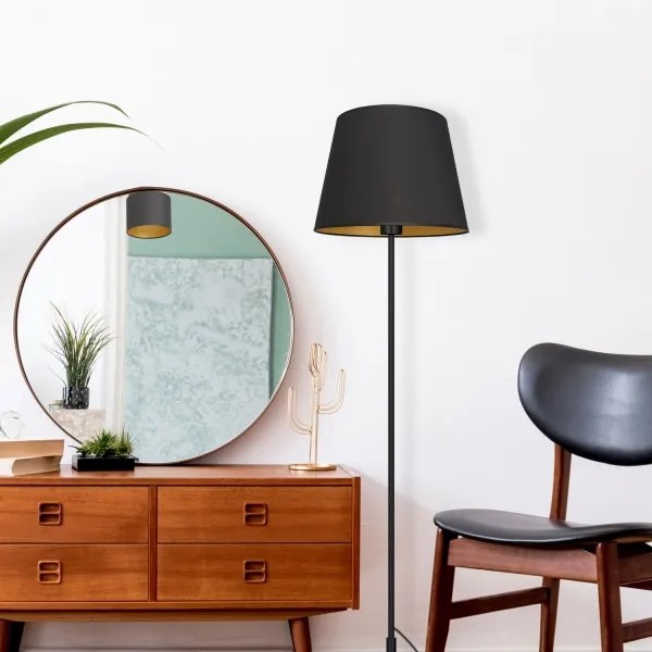 Lampadar ARDEN 1xE27/60W/230V negru/auriu