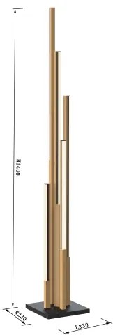 Lampadar LED dimabil Wofi 3020-506 CATANIA LED/24W/230V