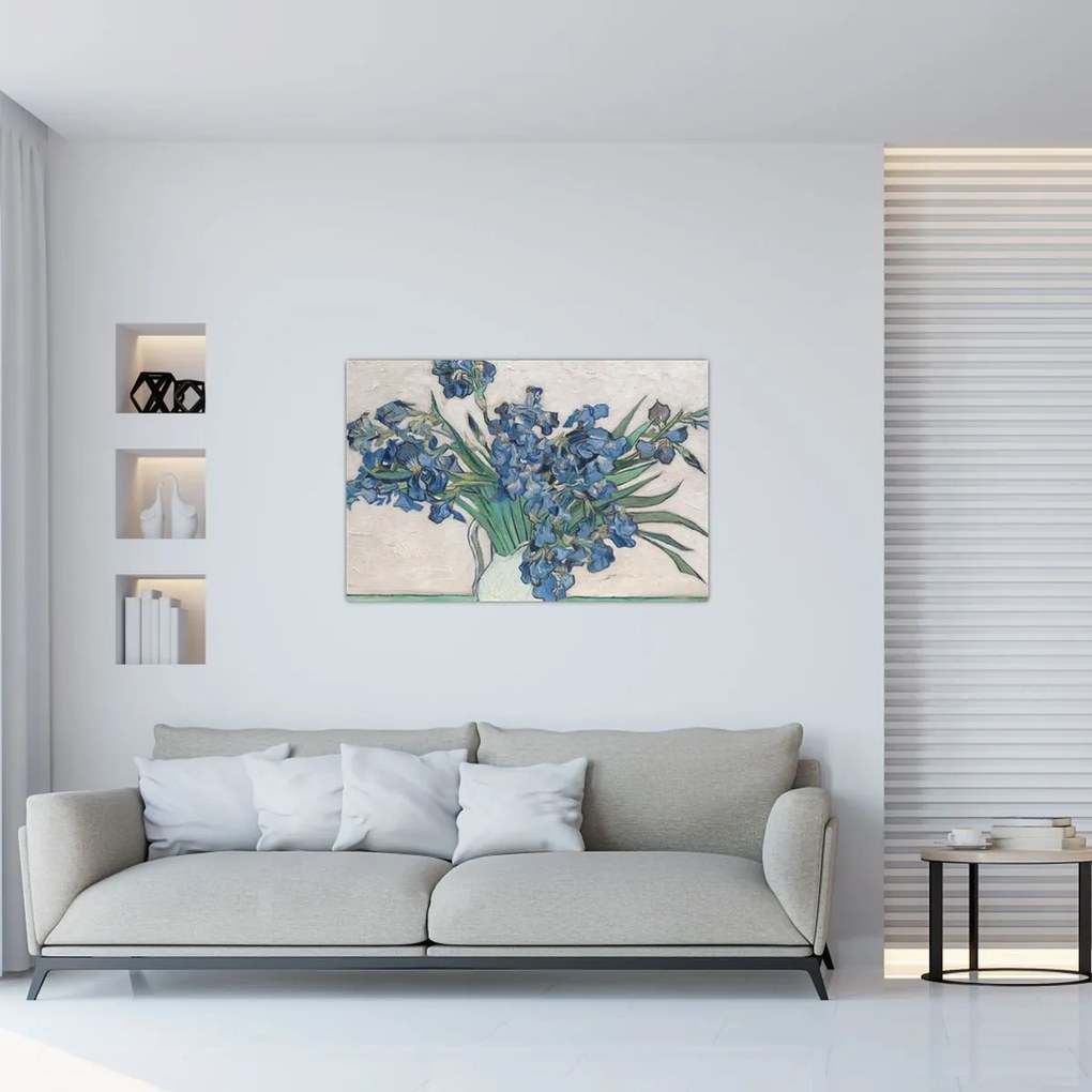 Tablou - Vincent van Gogh, Irises, reproducere (90x60 cm)