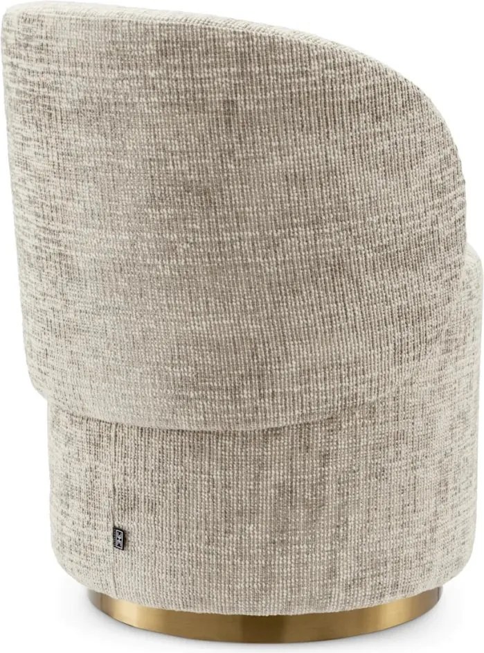 Scaun pivotant modern design LUX Chair Greer, Creststone beige