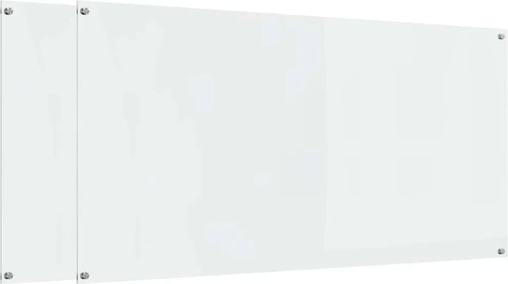 vidaXL Panou de bucătărie 2 pcs Transparent 120 x 60 cm