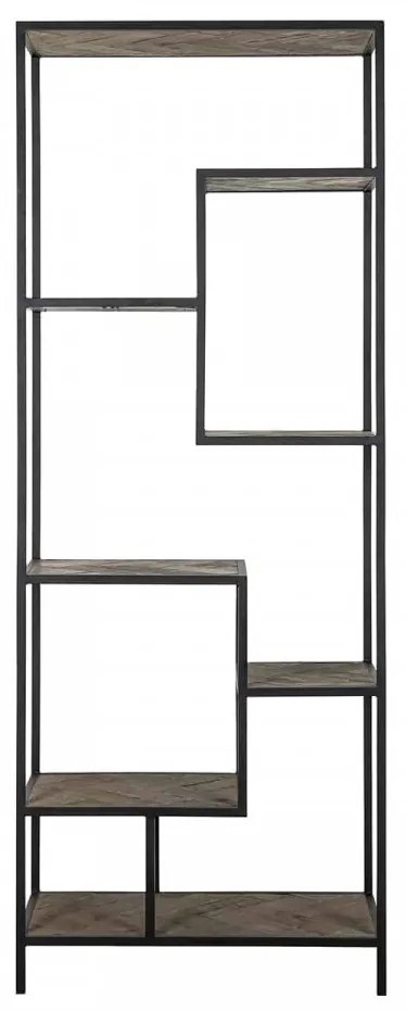 Etajera din stejar Herringbone 80x210 cm