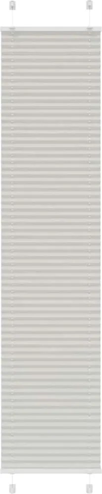 vidaXL Jaluză plisată gri deschis 45x200 cm Lățime țesătură 44,4 cm