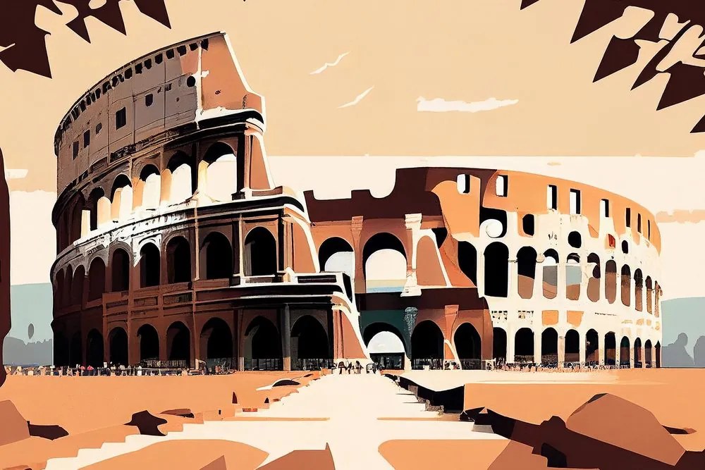 Tablou colosseum din Roma