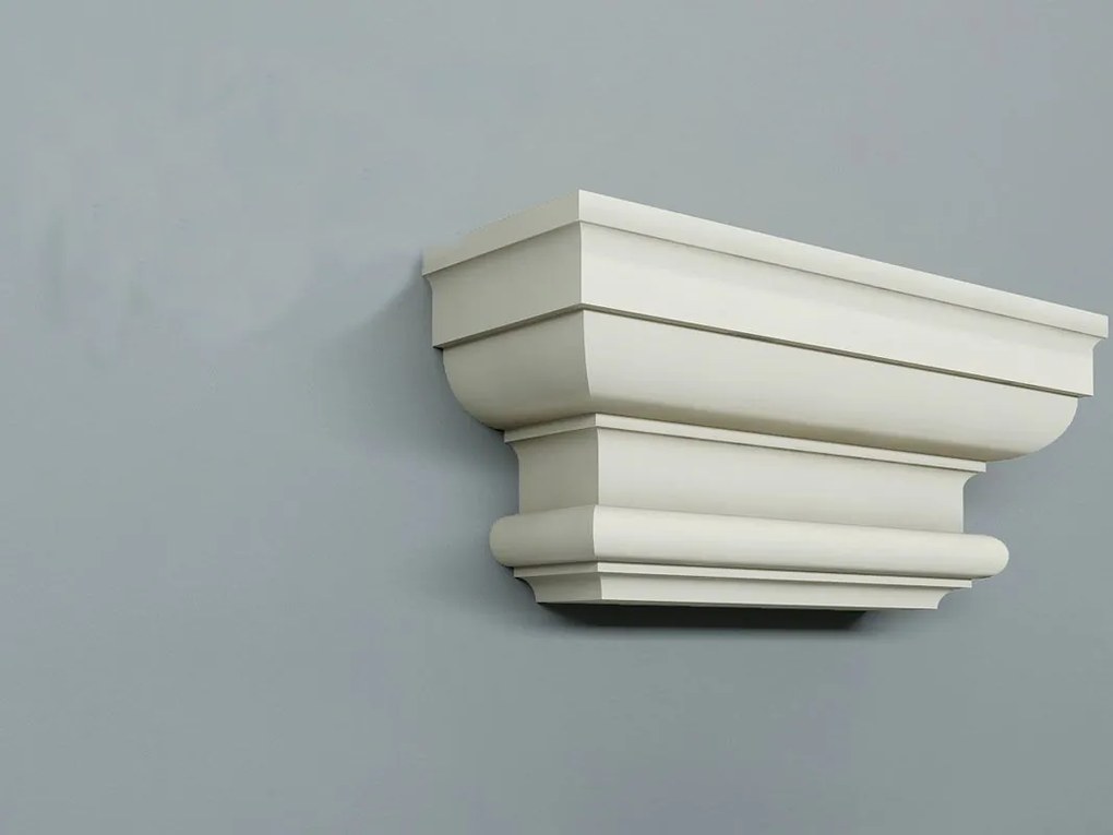 Capitel pilastru decorativ de exterior WT03A - 25x13x45 cm