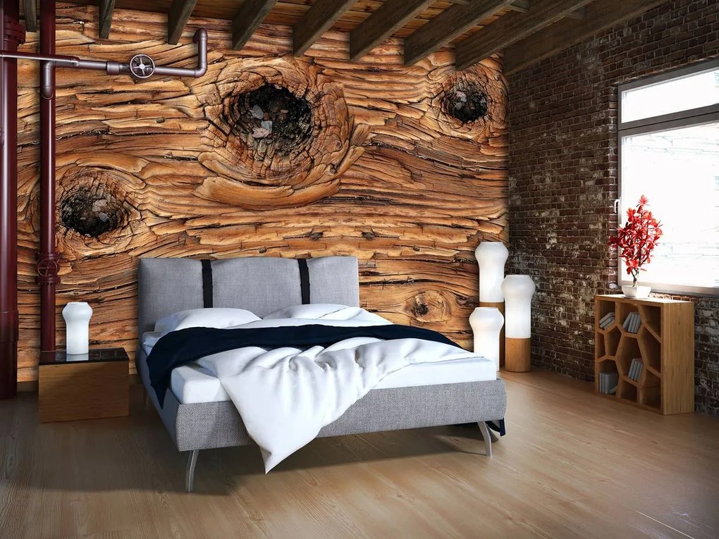 Fototapet - Detaliu de lemn (152,5x104 cm)
