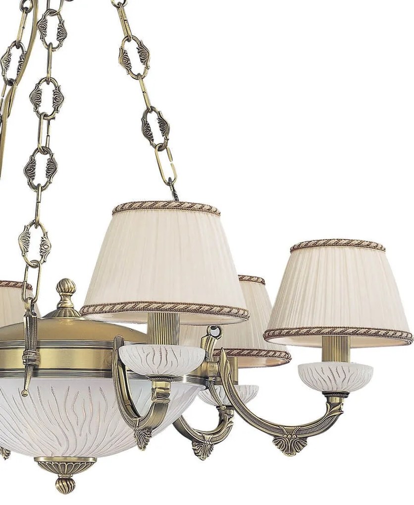 Candelabru din alama 6 brate design italian 5400