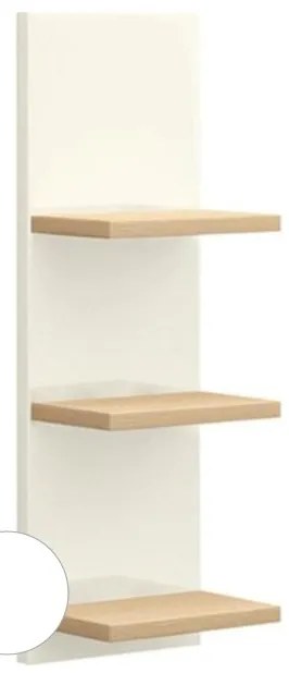 Etajera de baie suspendata, Memento Villeroy&amp;Boch, suprafata din sticla, 84x28x20.5cm, alb/gri, A26700MT