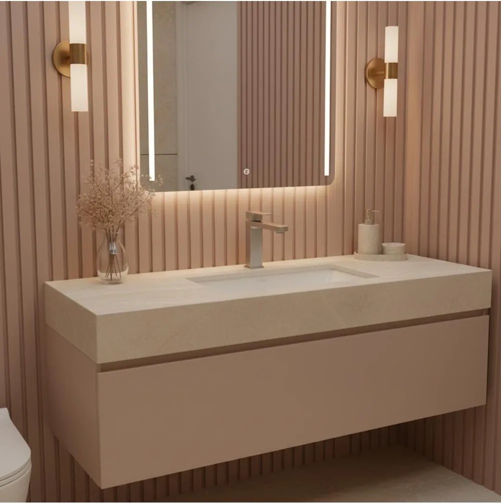 Baterie lavoar Rea Arlo crom periat