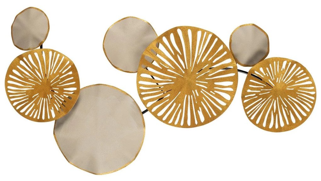 Decoratiune de perete Metal Astrid, Multicolor, 35x0,08x79 cm