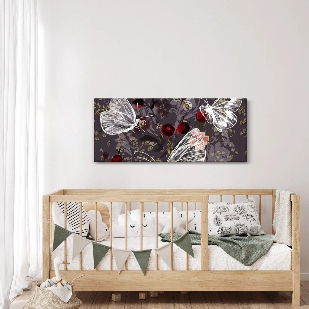Tablou - Fluture (120x50 cm)